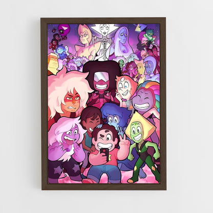 ap-cartoon network-2 cadre Bois foncé