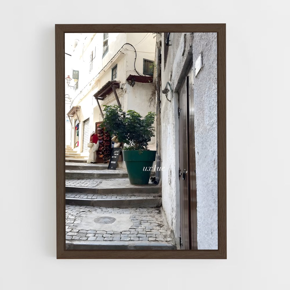 ap-casbah of algiers-3 cadre Bois foncé