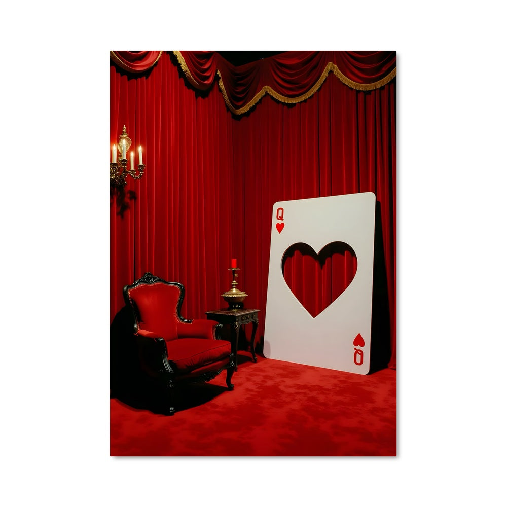 Poster Rideau Rouge