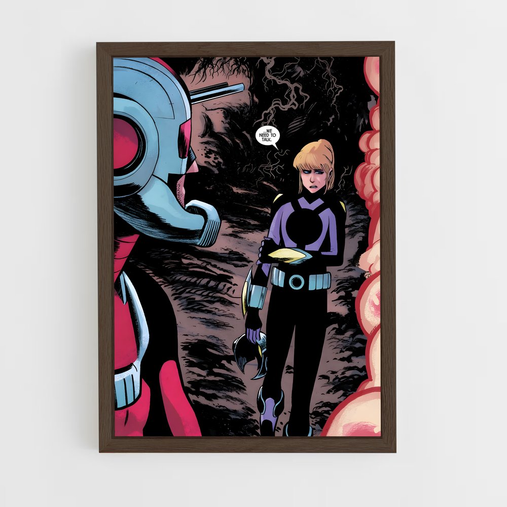 ap-cassie lang-3 cadre Bois foncé