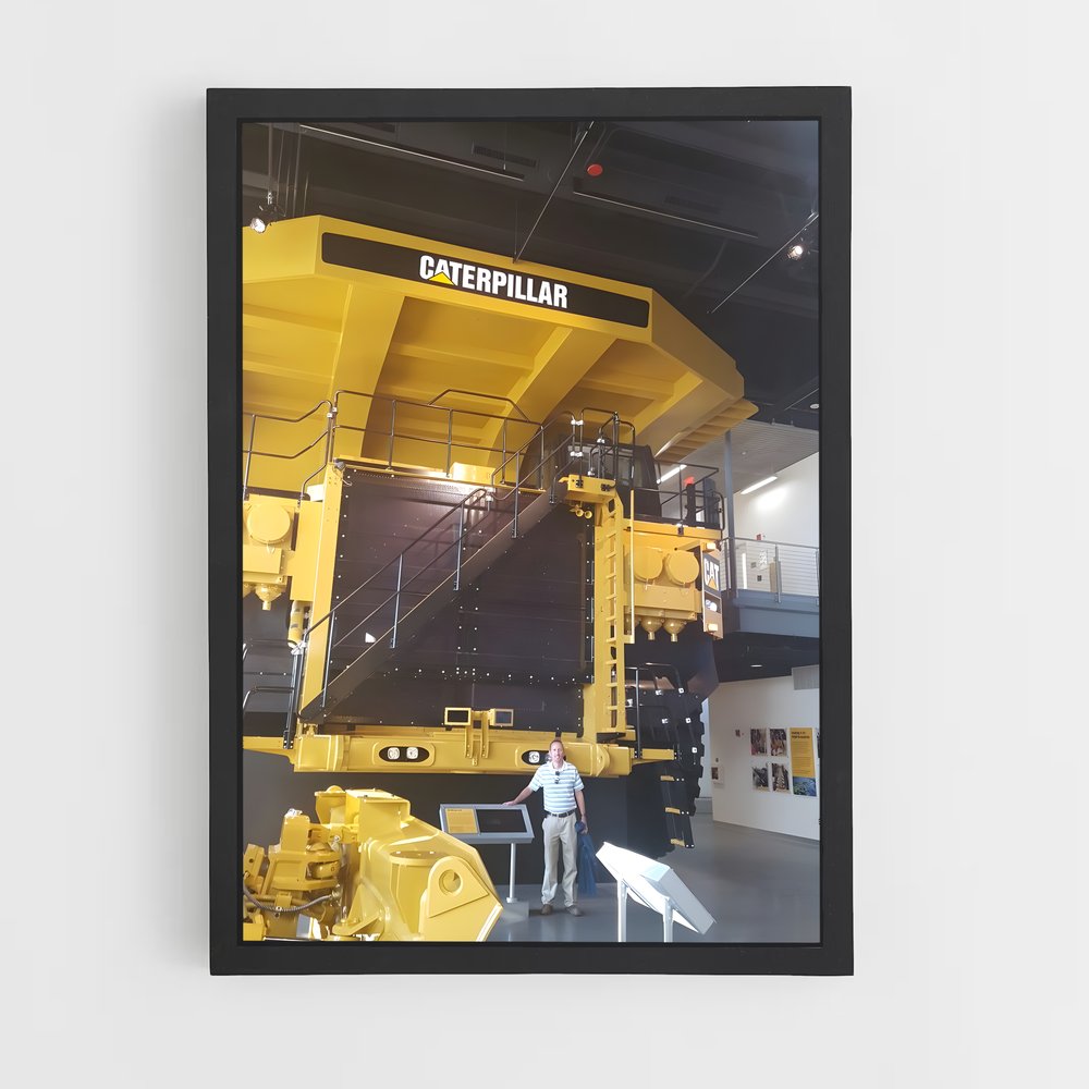 ap-caterpillar 797f dump truck-1 cadre Noir