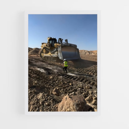 ap-caterpillar d11 bulldozer-2 cadre Blanc