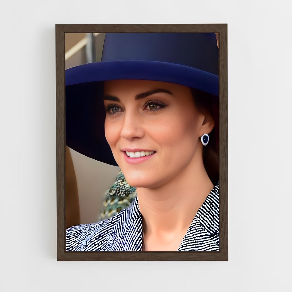 ap-catherine princess of wales-11 cadre Bois foncé