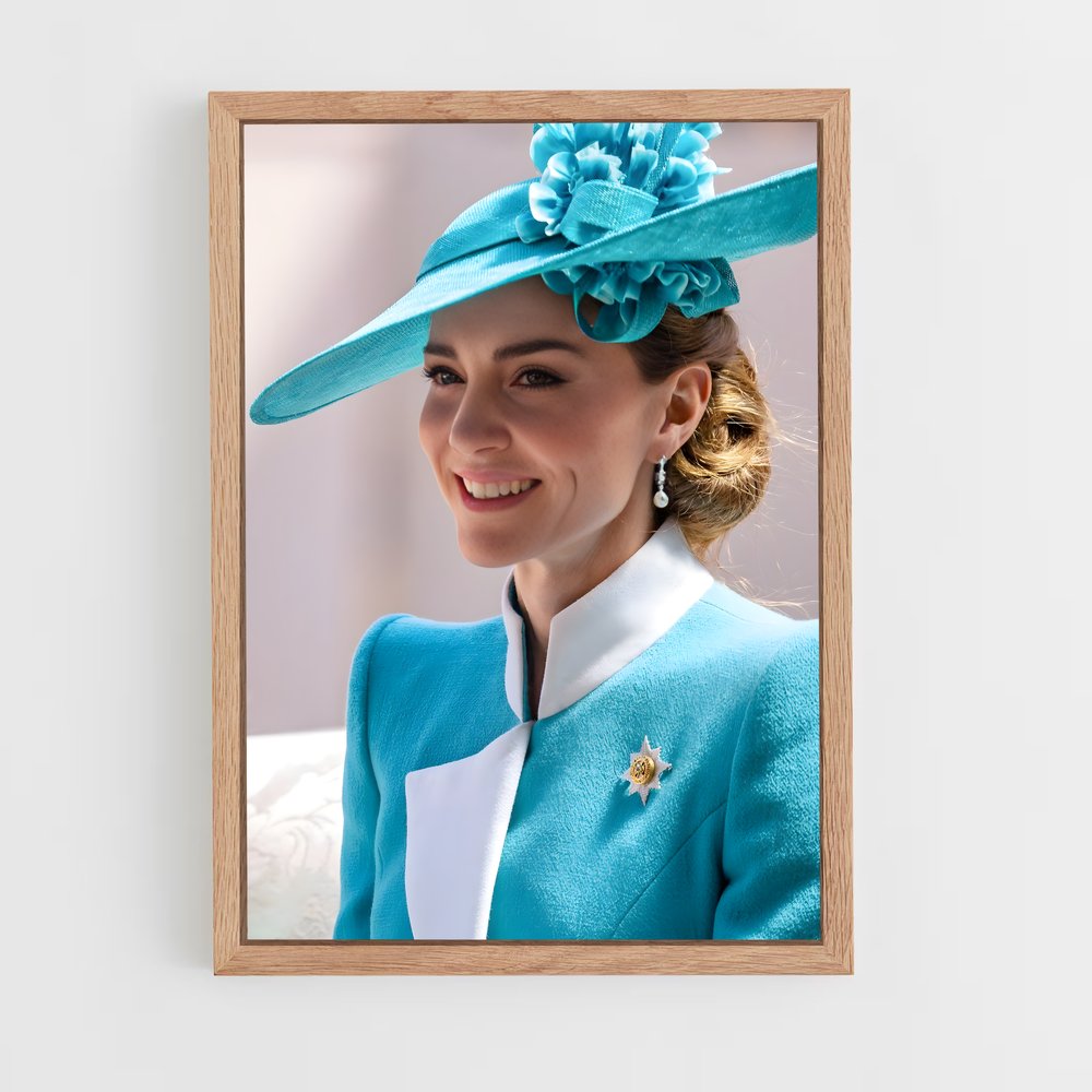 ap-catherine princess of wales-2 cadre Bois clair