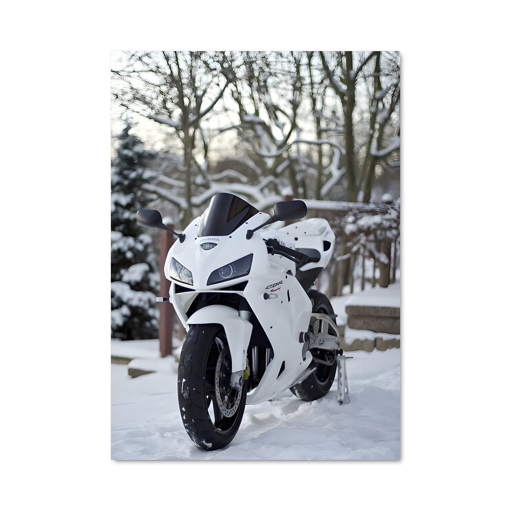 Poster Neige et Moteur