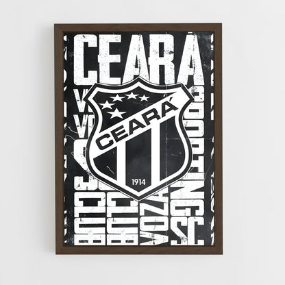 ap-ceara sporting club-9 cadre Bois foncé