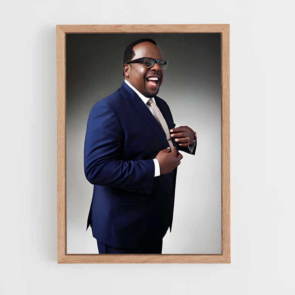 ap-cedric the entertainer-6 cadre Bois clair