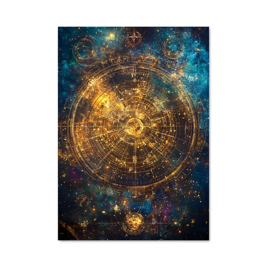 Poster Celestial map 97586