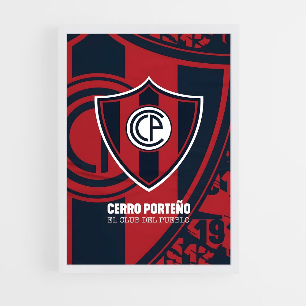 ap-cerro porteno-6 cadre Blanc