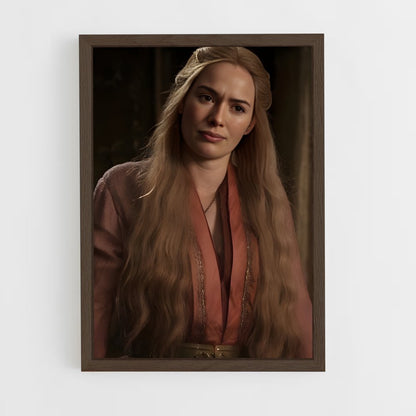 ap-cersei lannister-7 cadre Bois foncé