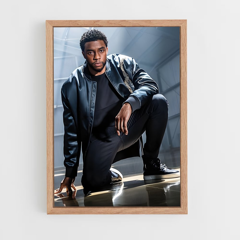 ap-chadwick boseman-1 cadre Bois clair