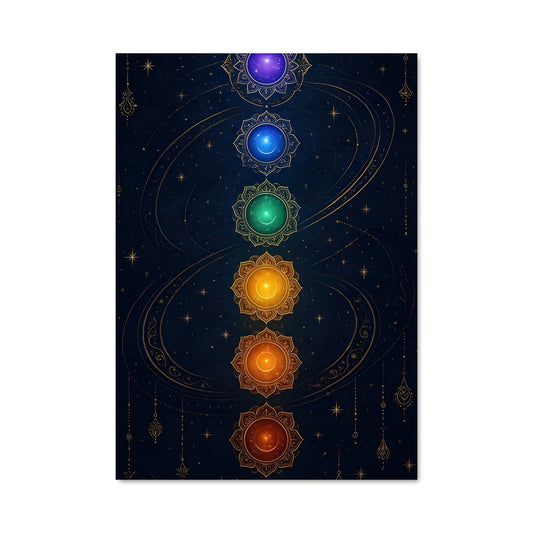 Poster Chakras Cosmique