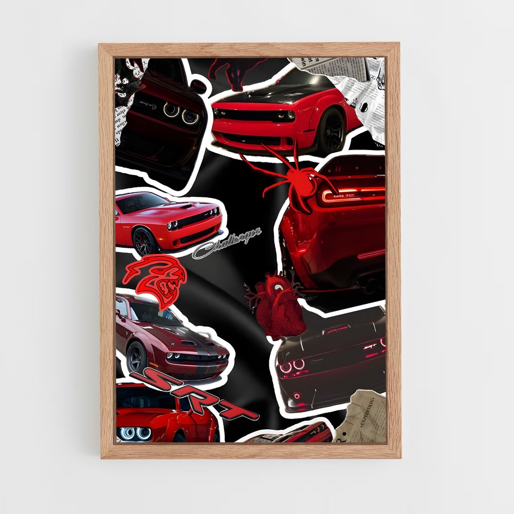 ap-challenger srt hellcat-5 cadre Bois clair