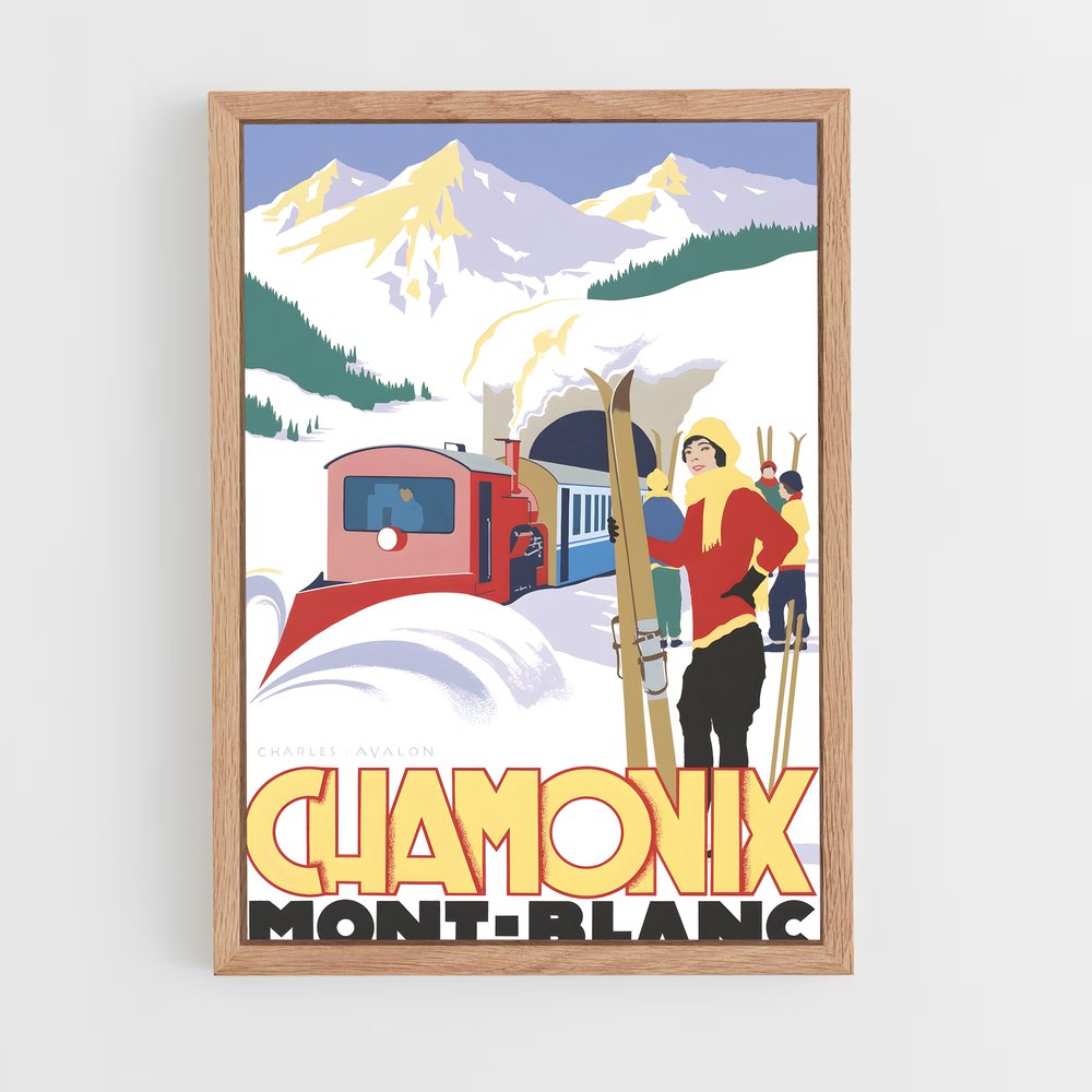 ap-chamonix 1924-1 cadre Bois clair