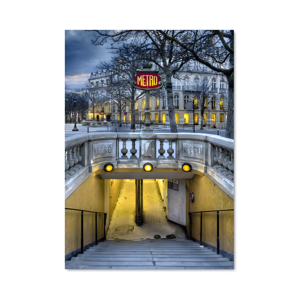 Poster Métro Parisien