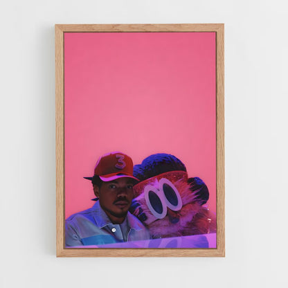 ap-chance the rapper-3 cadre Bois clair
