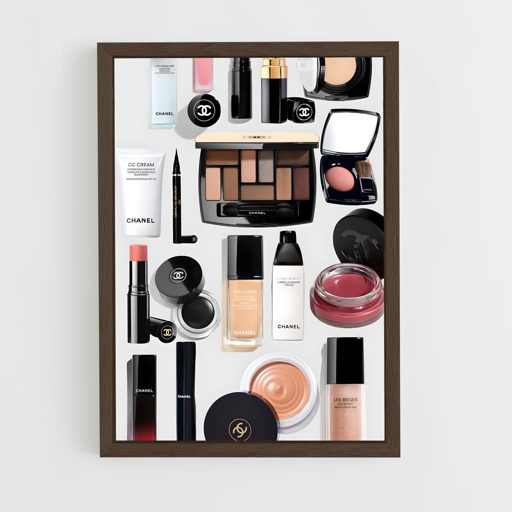 ap-chanel beauty-1 cadre Bois foncé