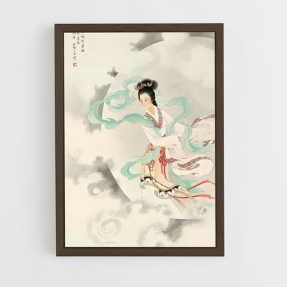 ap-chang'e-10 cadre Bois foncé