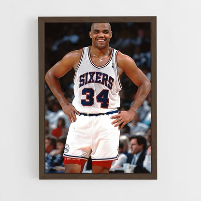 ap-charles barkley-1 cadre Bois foncé
