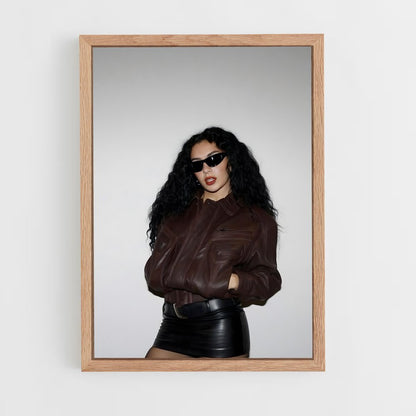 ap-charli xcx-1 cadre Bois clair