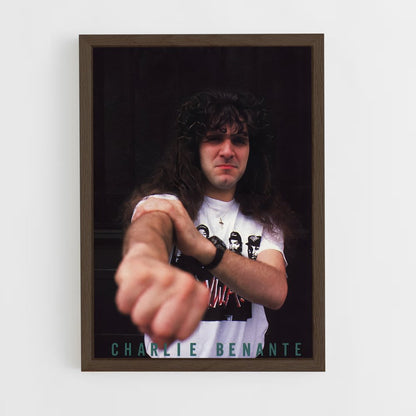 ap-charlie benante-1 cadre Bois foncé