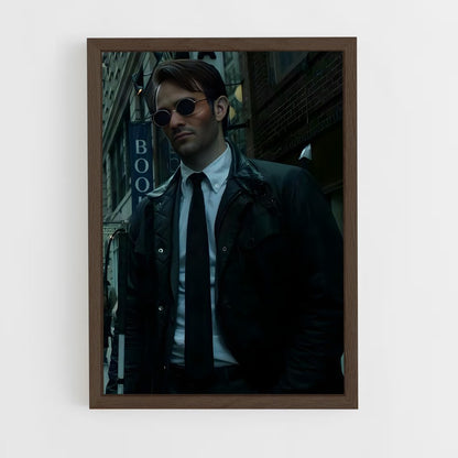 ap-charlie cox-10 cadre Bois foncé