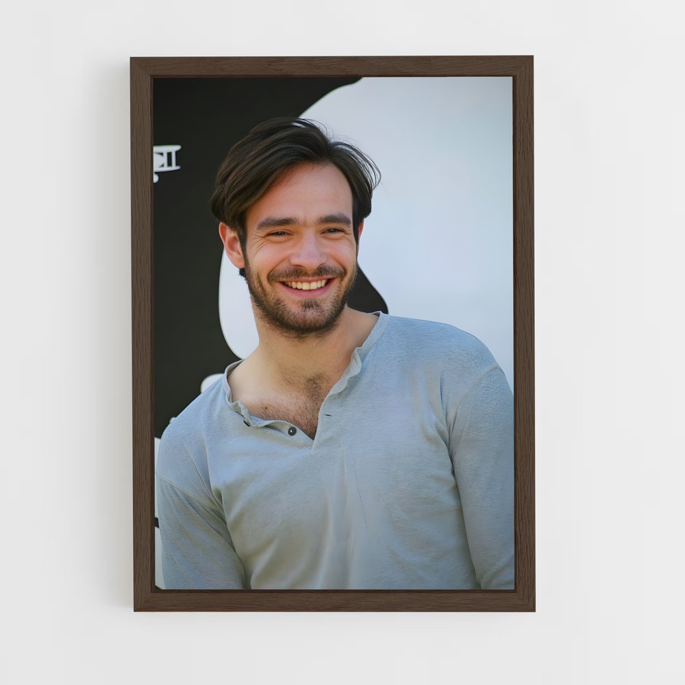 ap-charlie cox-3 cadre Bois foncé