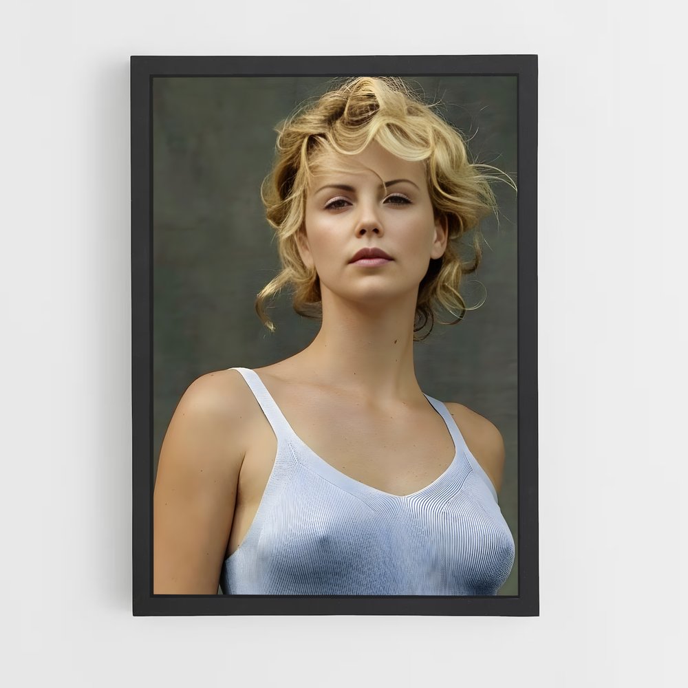ap-charlize theron-4 cadre Noir