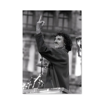 Poster Chanteur Élégant