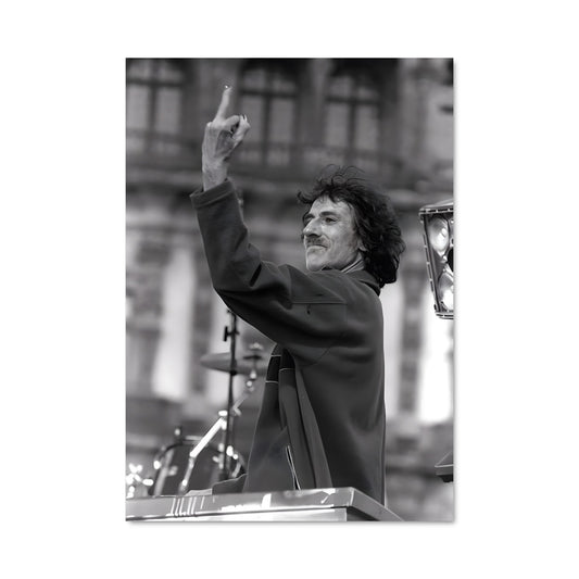 Poster Chanteur Élégant