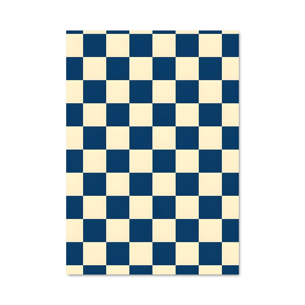 Poster Échiquier Azur