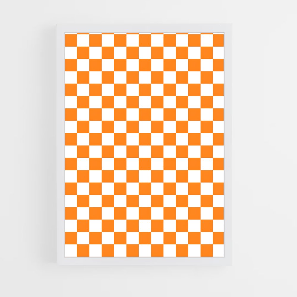ap-checkerboard-4 cadre Blanc