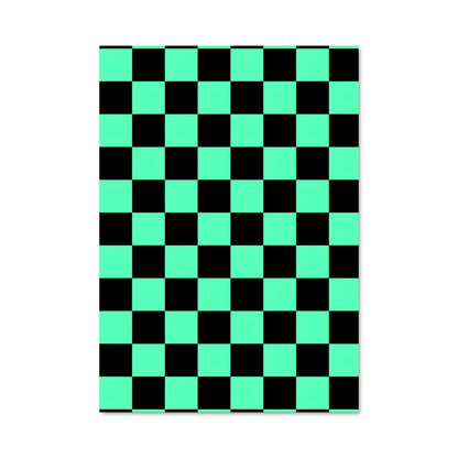 Poster Échecs Verts
