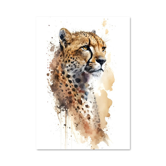 Poster Félins en Aquarelle