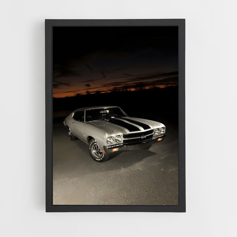 ap-chevelle ss 454-1 cadre Noir