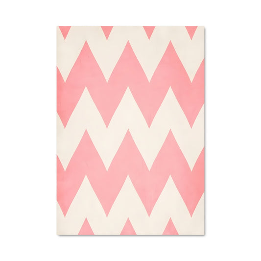 Poster Rose Chevron