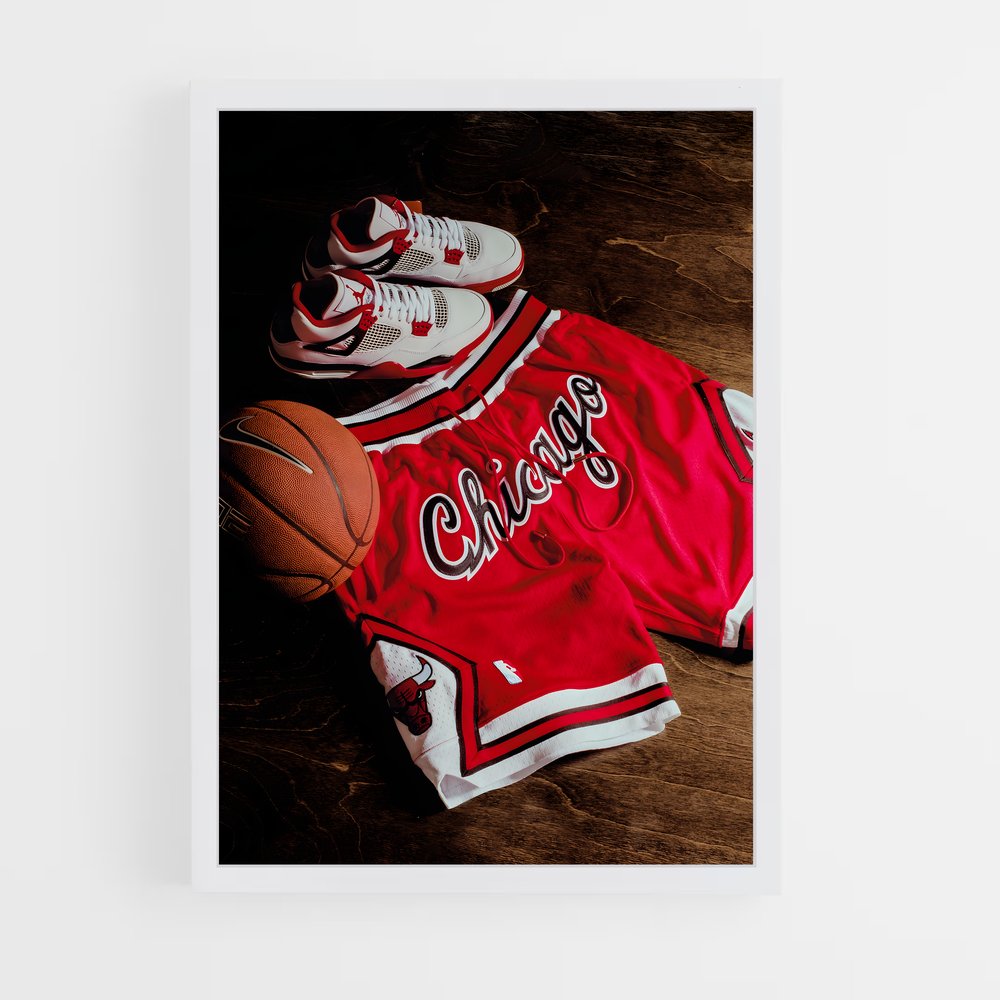 ap-chicago bulls-9 cadre Blanc