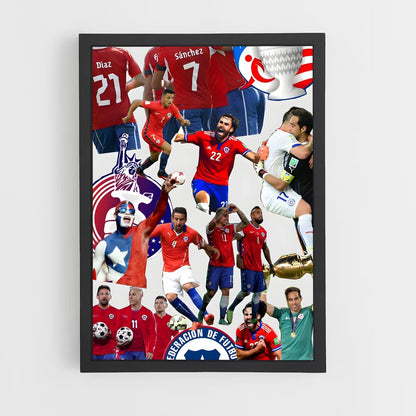 ap-chile national football team-4 cadre Noir