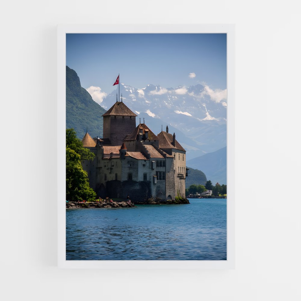 ap-chillon castle-3 cadre Blanc