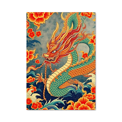 Poster Dragon des Fleurs