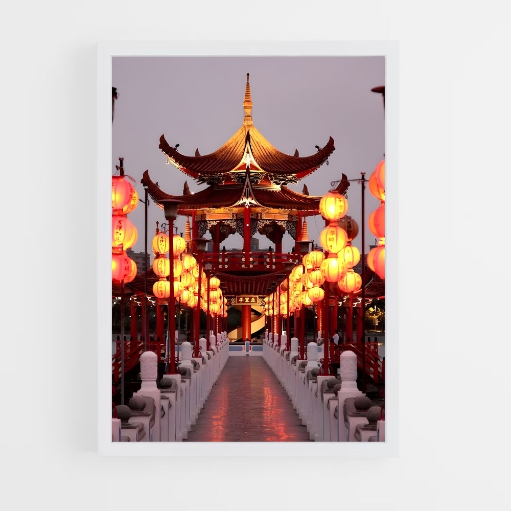 ap-chinese traditional architecture-8 cadre Blanc