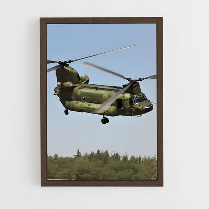 ap-chinook ch-47-4 cadre Bois foncé