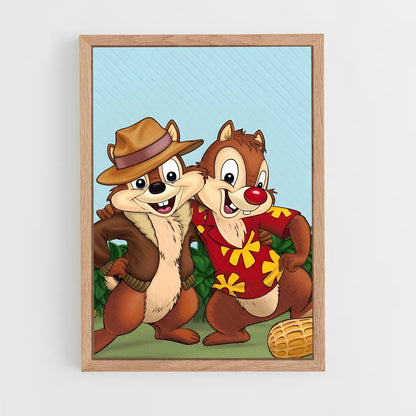 ap-chip and dale-2 cadre Bois clair