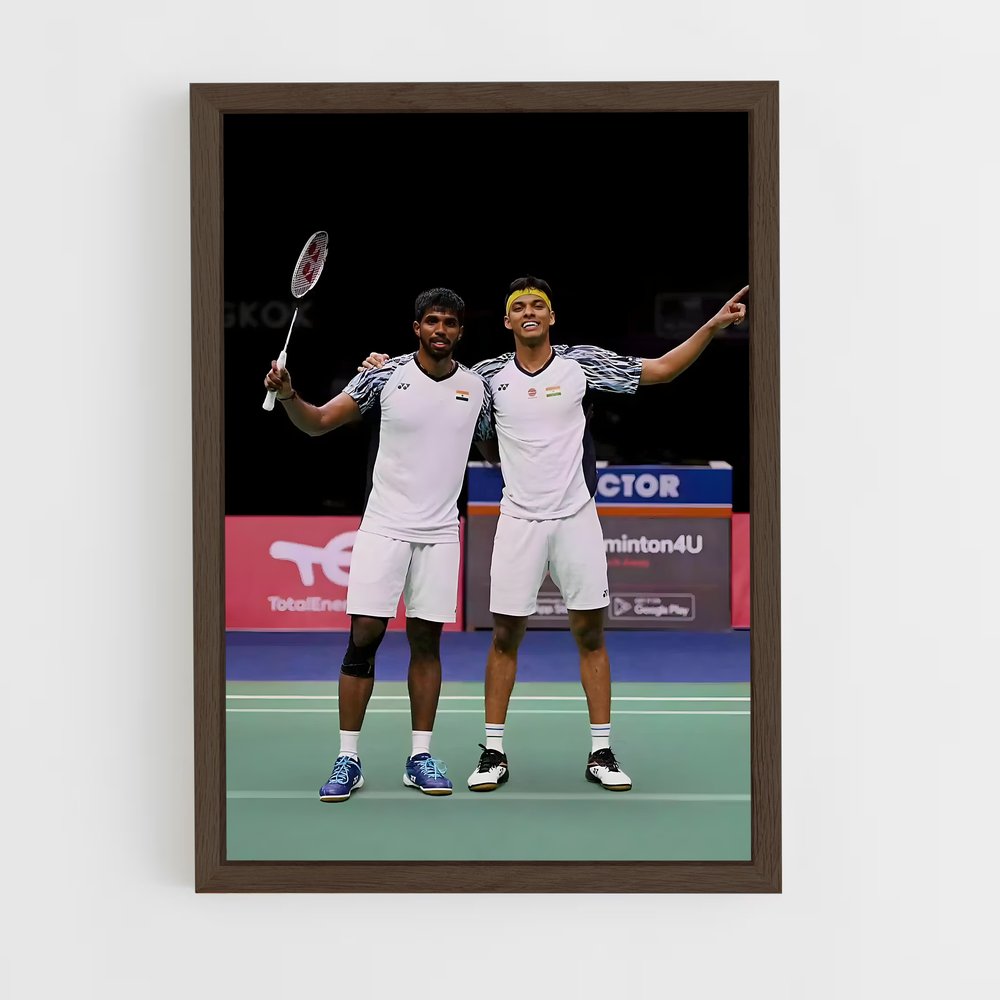 ap-chirag shetty-1 cadre Bois foncé