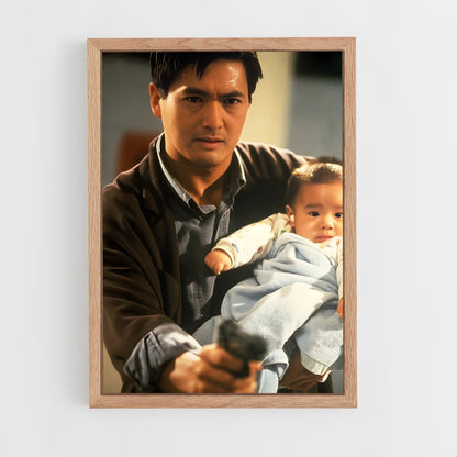 ap-chow yun-fat-4 cadre Bois clair