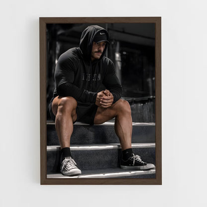 ap-chris bumstead-6 cadre Bois foncé