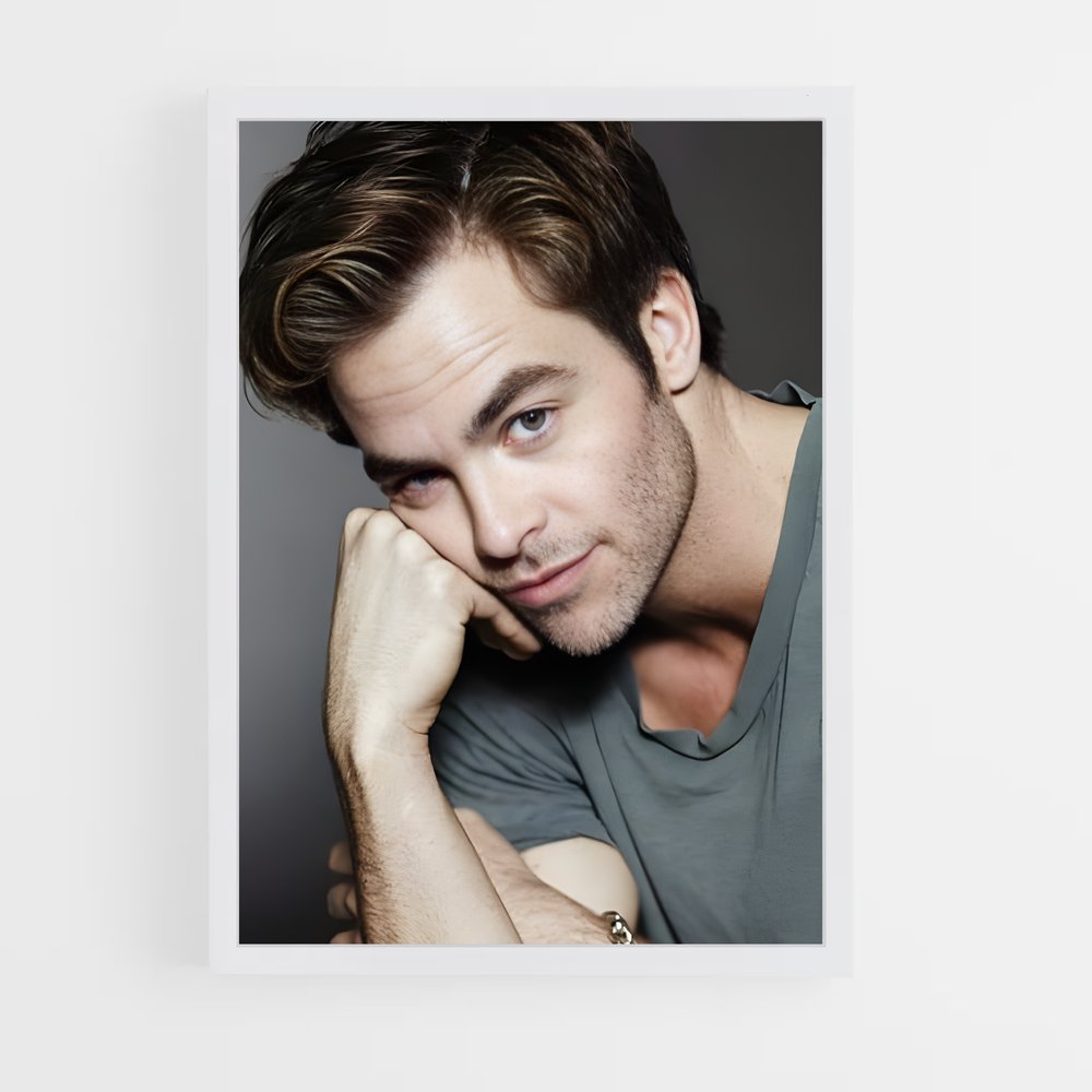 ap-chris pine-4 cadre Blanc