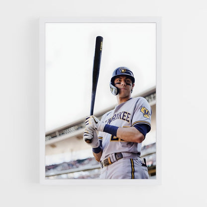 ap-christian yelich-3 cadre Blanc