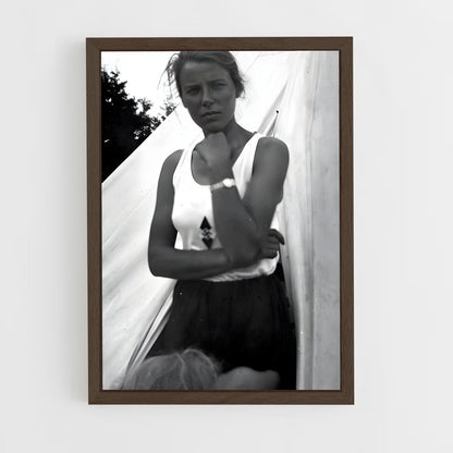 ap-christiane kerner-1 cadre Bois foncé