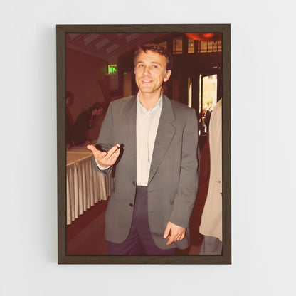 ap-christoph waltz-3 cadre Bois foncé